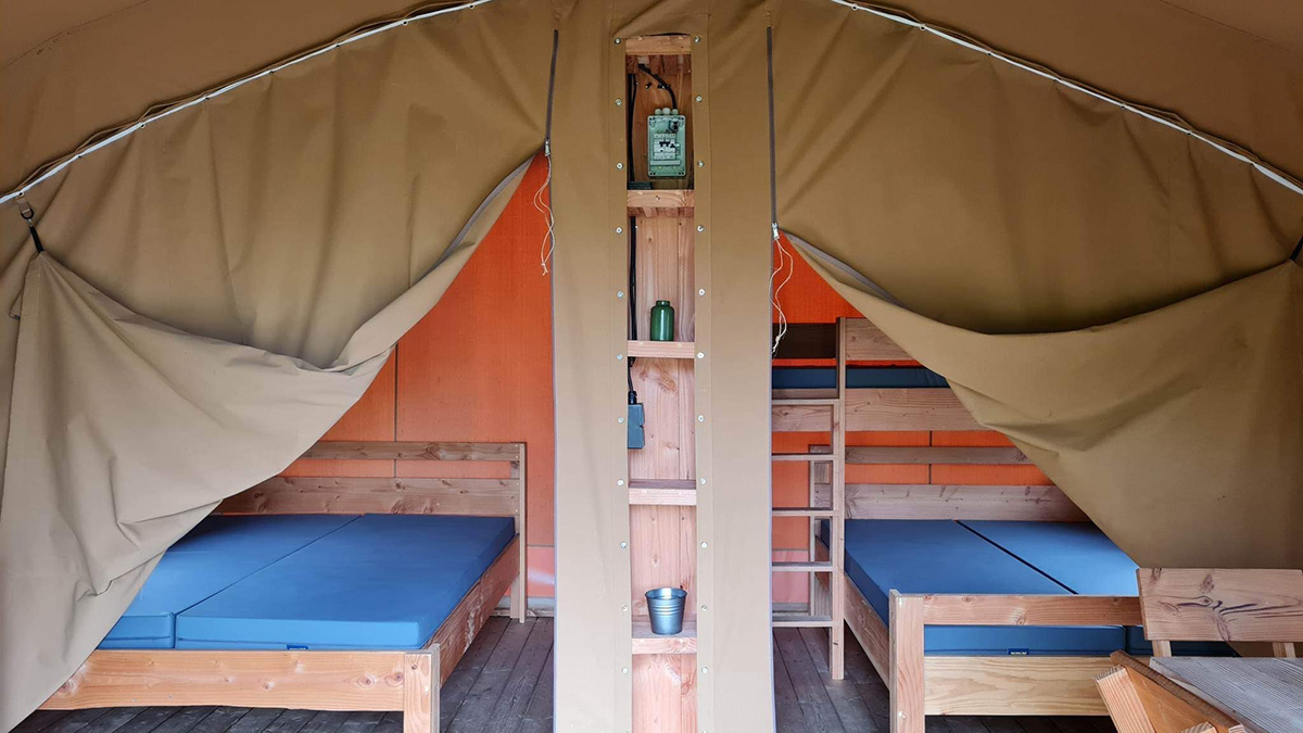 Tente Lodge Jura Camping Chalain